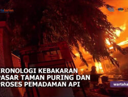 Kebakaran Hebat Melanda Pasar Taman Puring, Jakarta Selatan